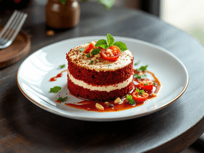 Eggless Red Velvet Cake